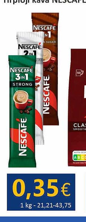 Kavos gėrimas NESCAFE 2in1 / 3in1