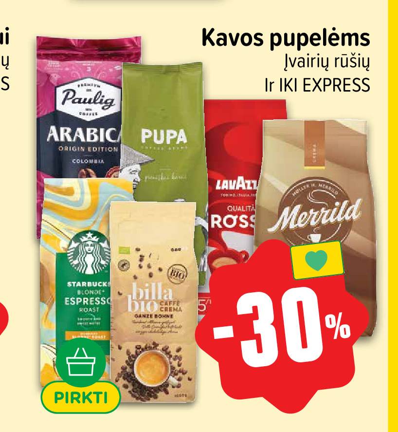 Kavos pupelėms