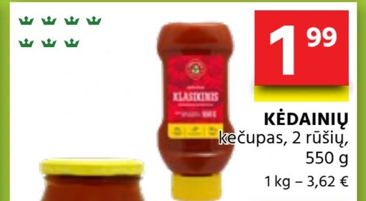 KĖDAINIŲ kečupas, 550 g