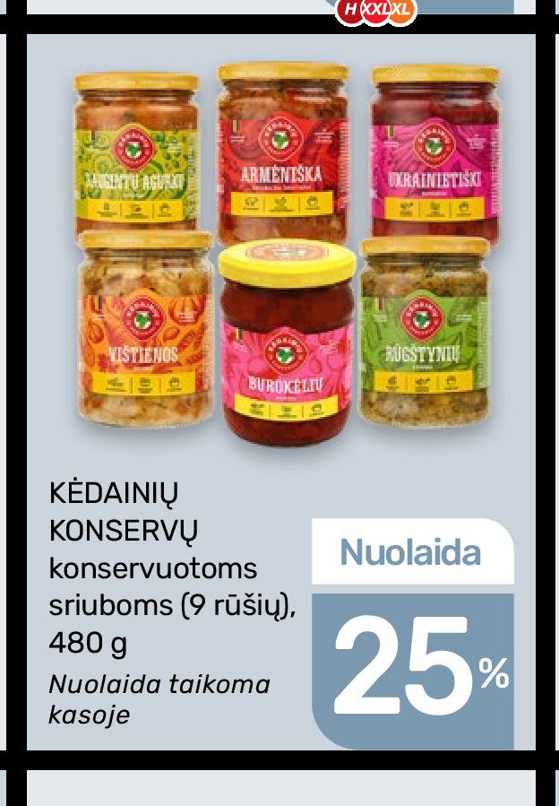 KĖDAINIŲ KONSERVŲ konservuotoms sriuboms, 480 g