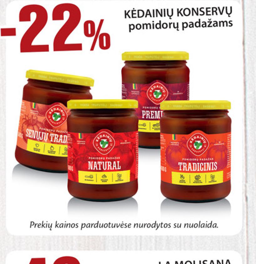 KĖDAINIŲ KONSERVŲ pomidorų padažams