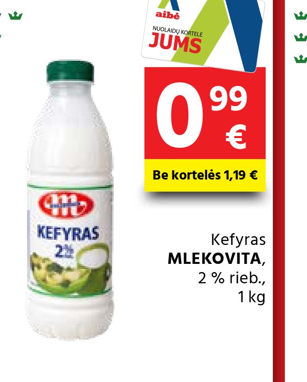 Kefyras MLEKOVITA, 1 kg