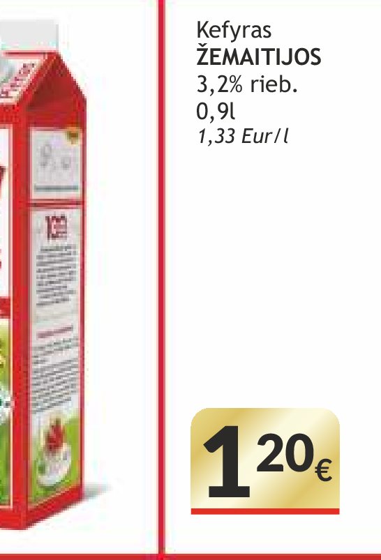 Kefyras ŽEMAITIJOS, 0.9 l