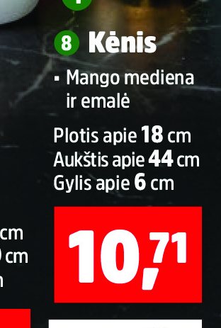 Kėnis, 18 cm