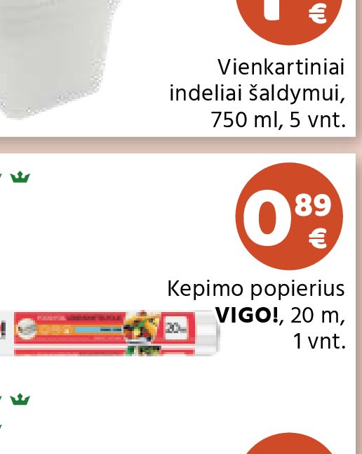 Kepimo popierius VIGO!, 20 m