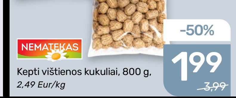 Kepti vištienos kukuliai NEMATEKAS, 800 g