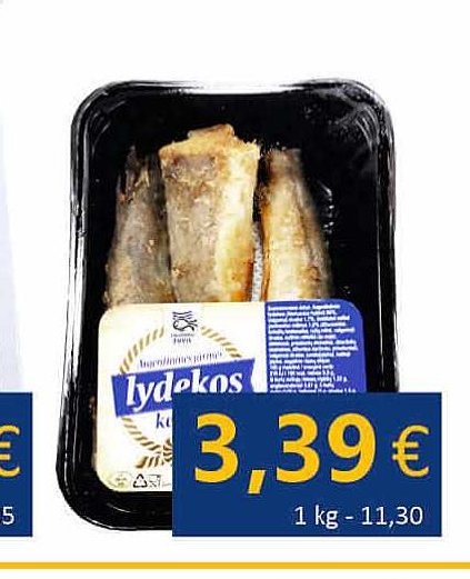Keptos arg. jūrinės lydekos, 300 g