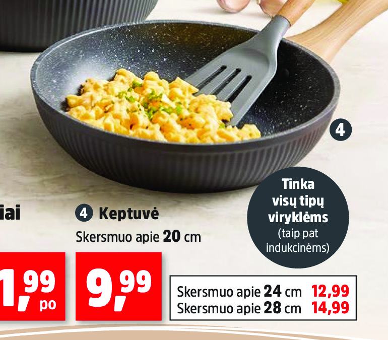 Keptuvė, 20 cm