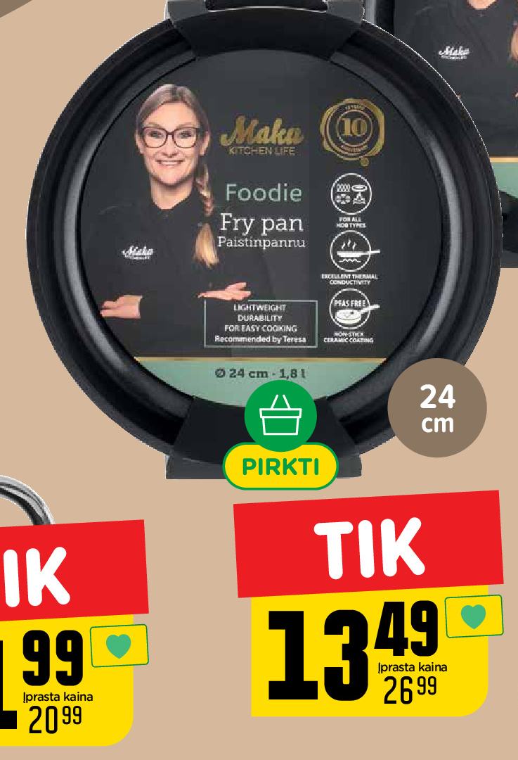 Keptuvė MAKU FOODIE, 1 vnt