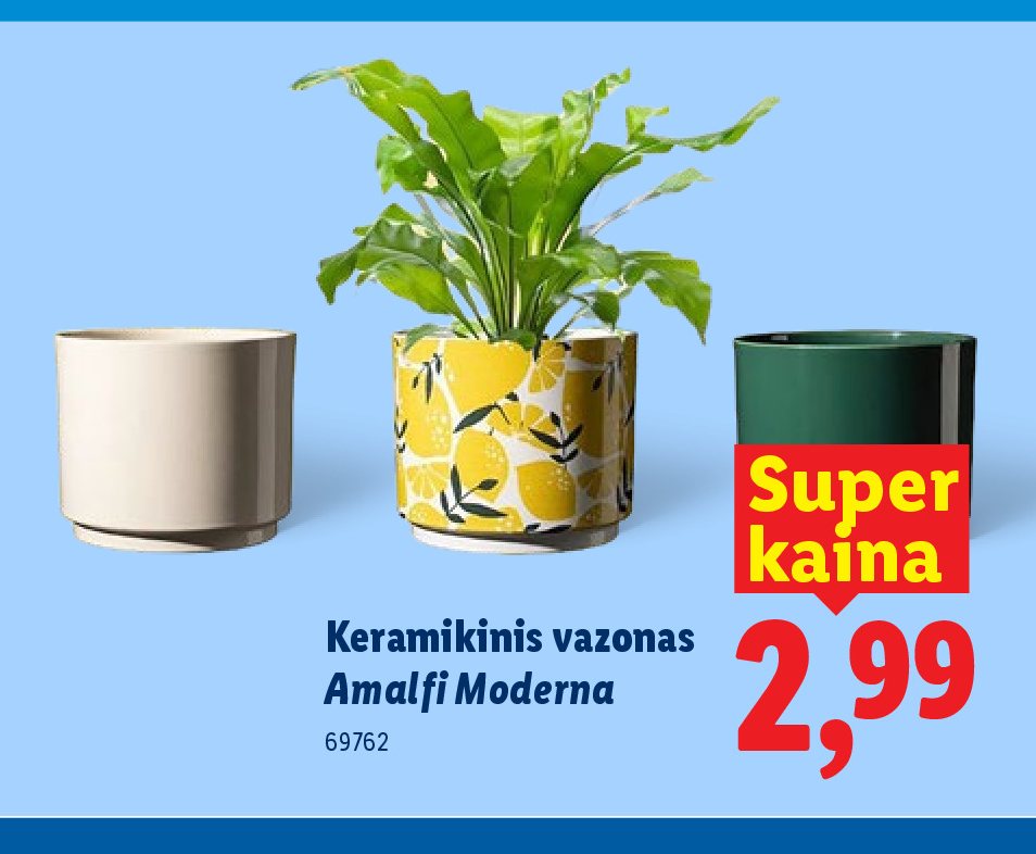 Keramikinis vazonas Amalfi Moderna