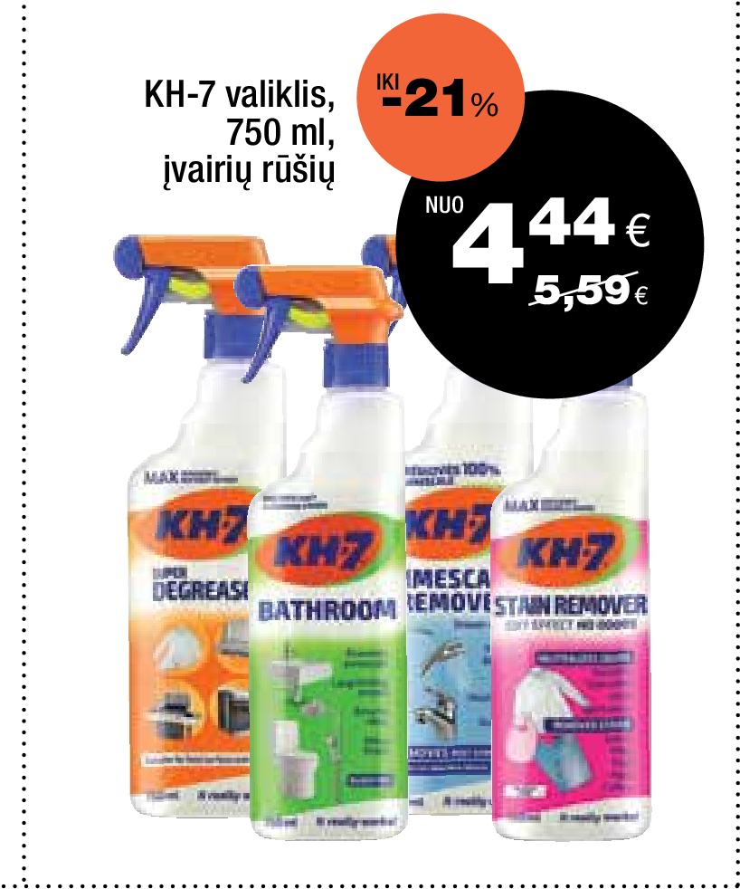 KH-7 valiklis, 750 ml