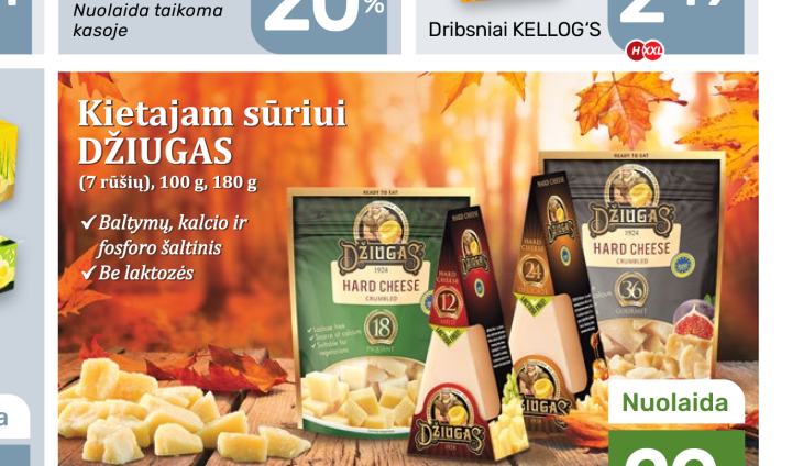 KIETAJAM SŪRIUI DŽIUGAS, 100 g