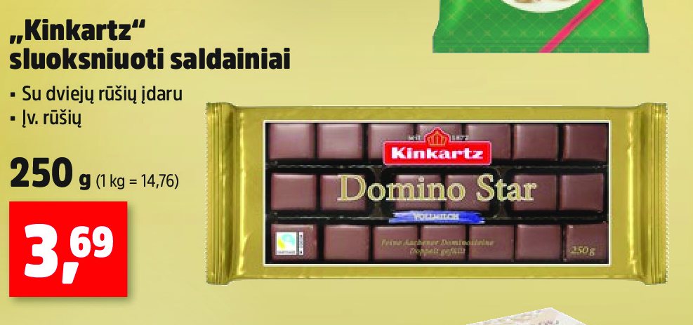 „Kinkartz“ sluoksniuoti saldainiai, 250 g