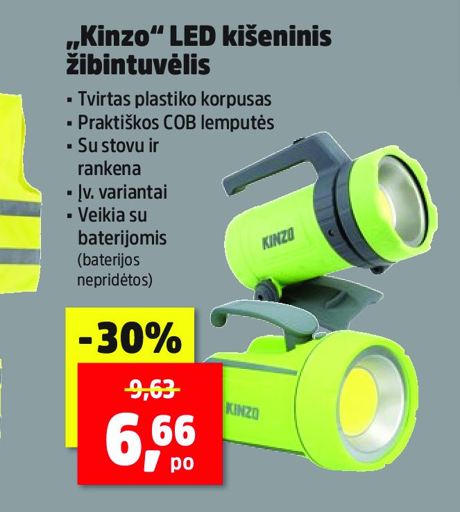 „Kinzo“ LED kišeninis žibintuvėlis