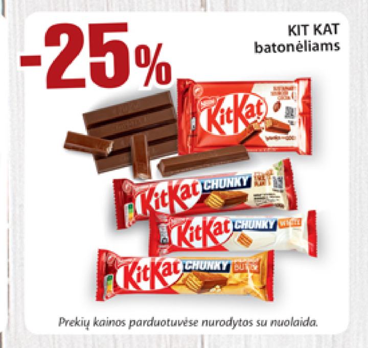KIT KAT batonėliams