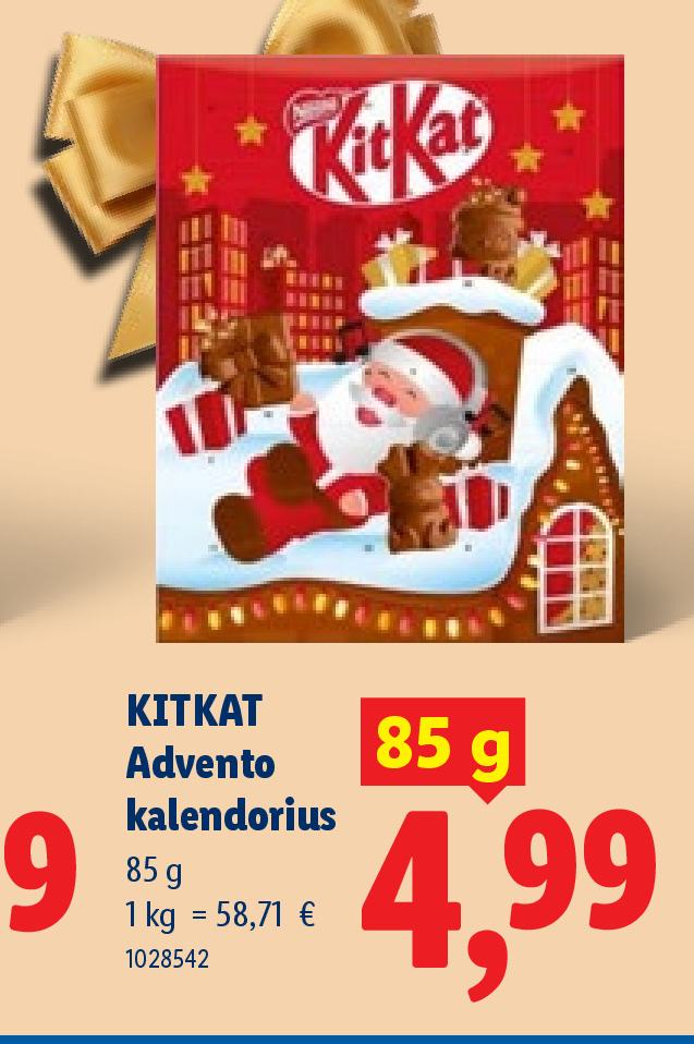 KITKAT Advento kalendorius, 85 g