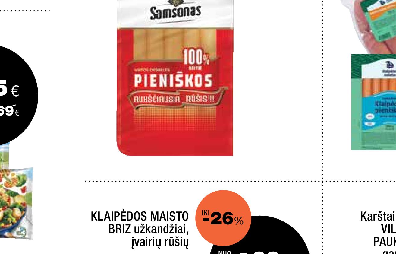 KLAIPĖDOS MAISTO BRIZ užkandžiai