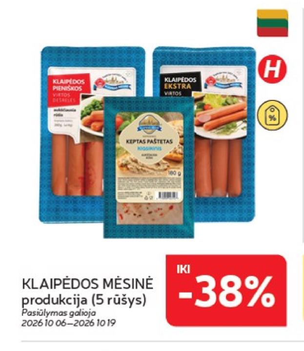 KLAIPĖDOS MĖSINĖ produkcija