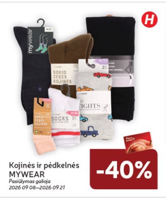 Kojinės ir pėdkelnės MYWEAR