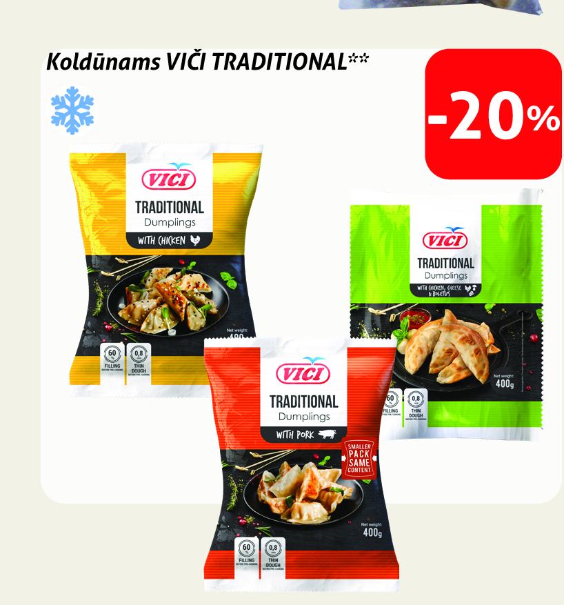 Koldūnams VIČI TRADITIONAL
