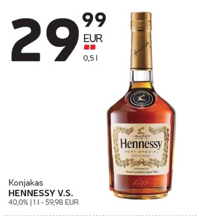 Konjakas HENNESSY V.S.