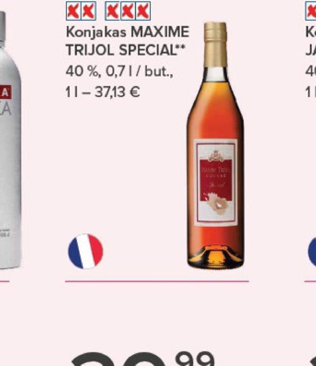 Konjakas MAXIME TRIJOL SPECIAL, 0.7 l