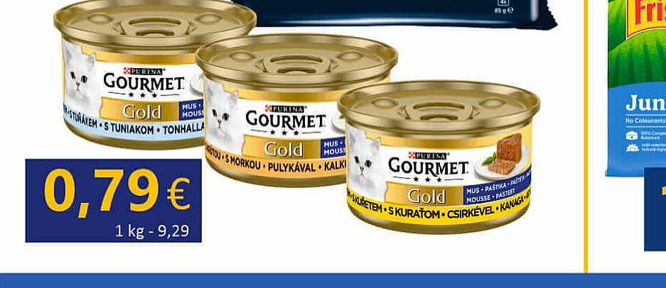 Konservai katėms GOURMET PERLE su kalakutiena, ėriena, tunu, 4 x 85 g
