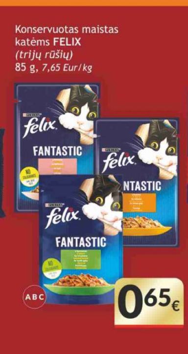 Konservuotas maistas katėms FELIX, 85 g