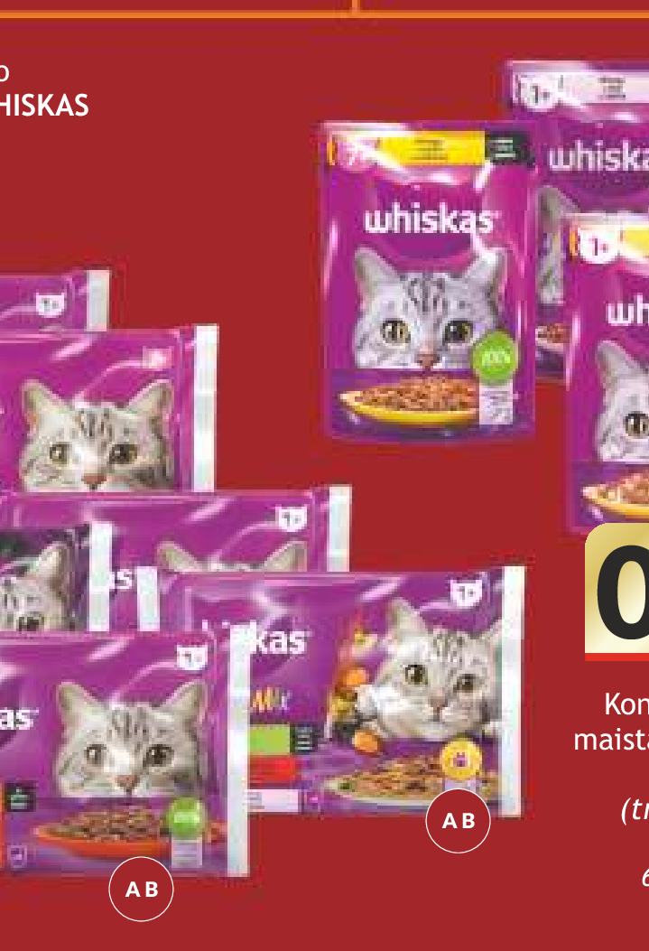 Konservuotas maistas katėms WHISKAS, 85 g