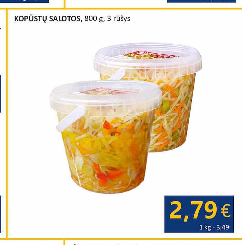 KOPŪSTŲ SALOTOS, 800 g