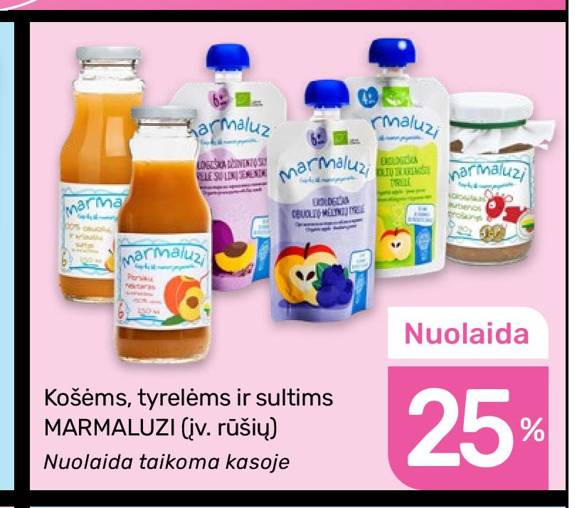 Košėms, tyrelėms ir sultims MARMALUZI