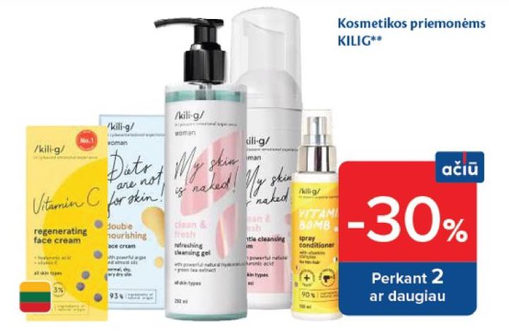 Kosmetikos priemonėms KILIG
