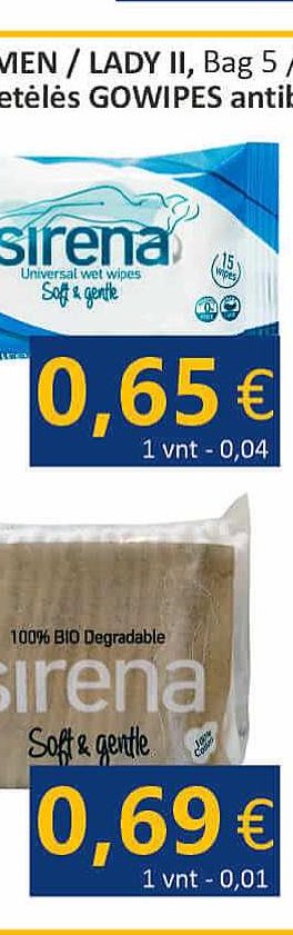 Kosmetiniai vatos diskeliai SIRENA, 70 vnt