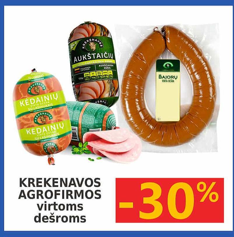 KREKENAVOS AGROFIRMOS virtoms dešroms