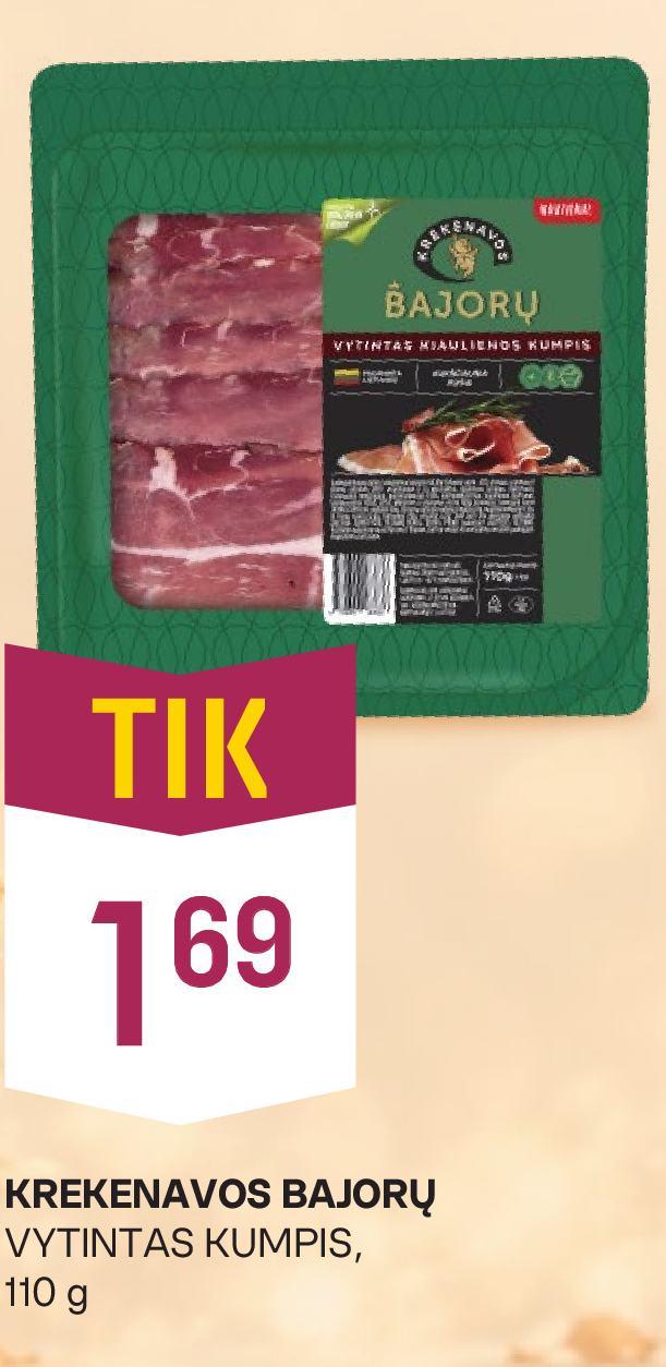 KREKENAVOS BAJORŲ, 110 g