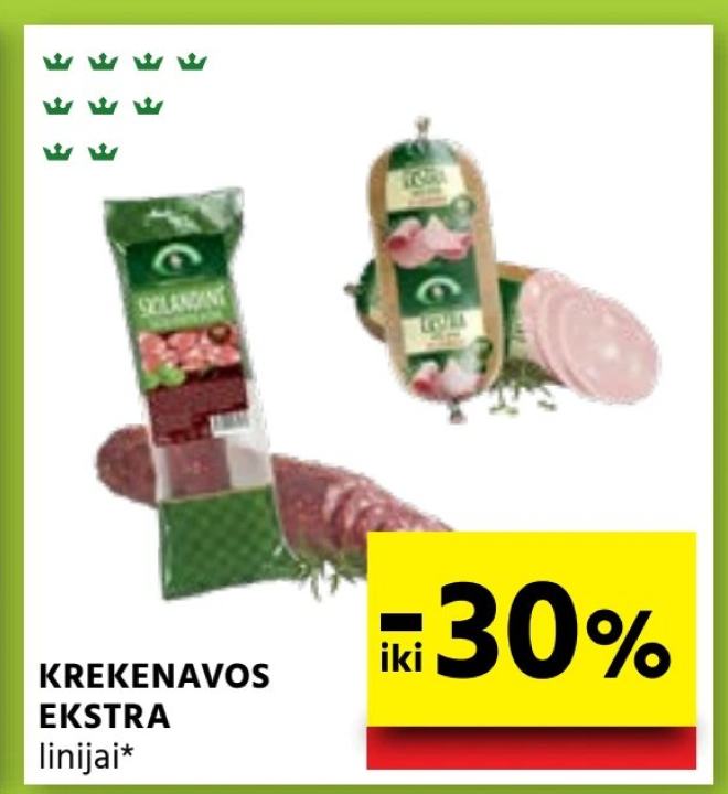 KREKENAVOS EKSTRA linijai
