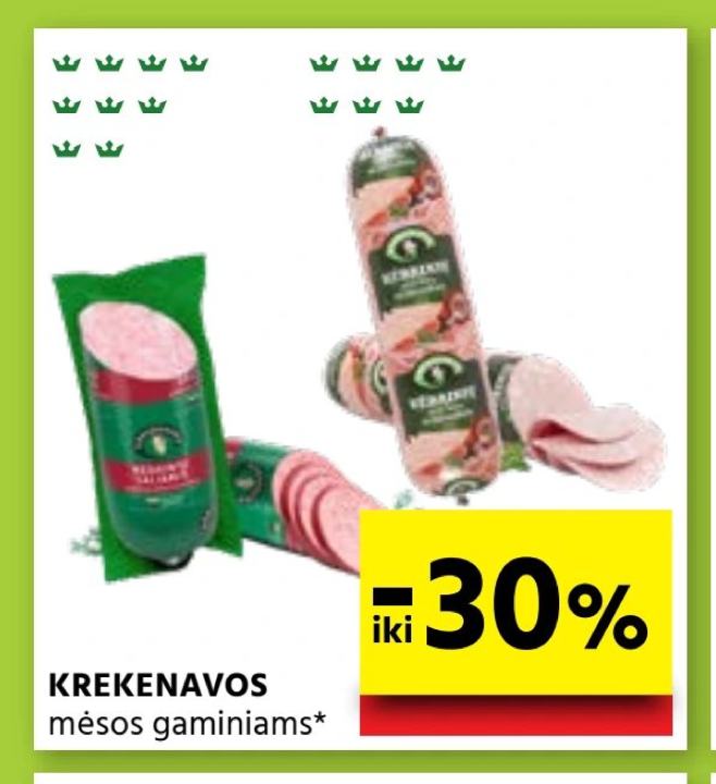 KREKENAVOS mėsos gaminiams
