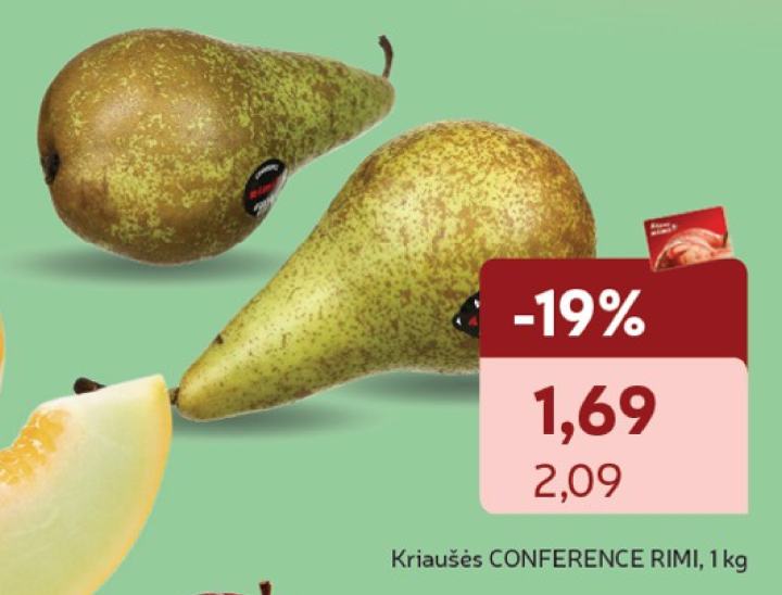 Kriaušės CONFERENCE RIMI, 1 kg