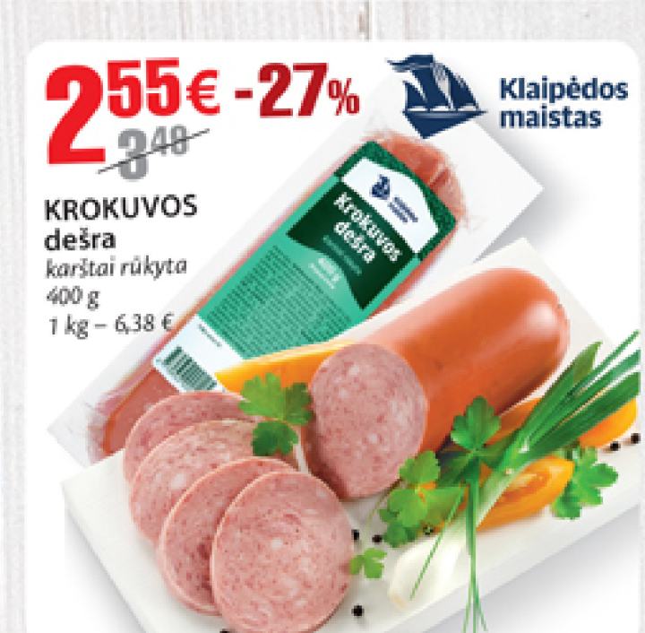 KROKUVOS dešra, 400 g