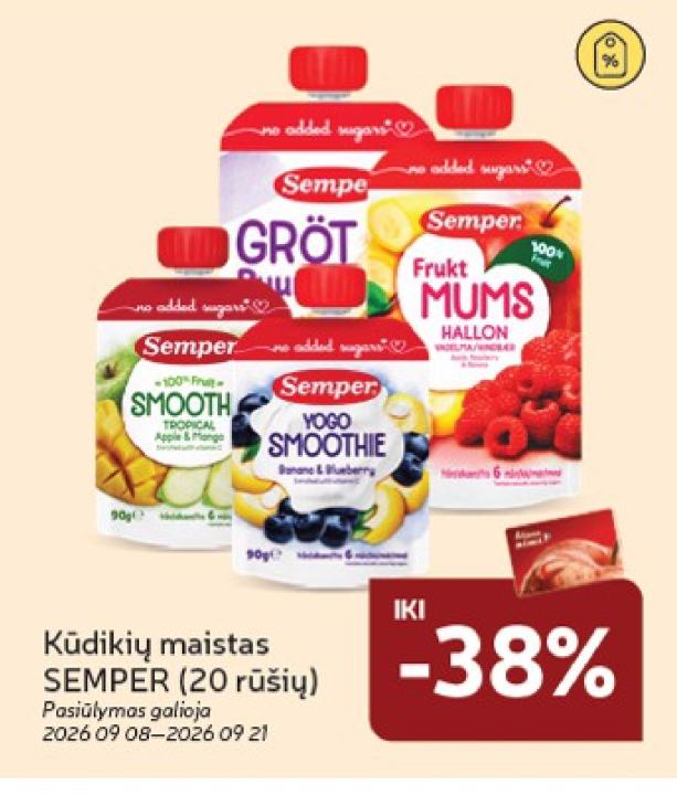 Kūdikių maistas SEMPER