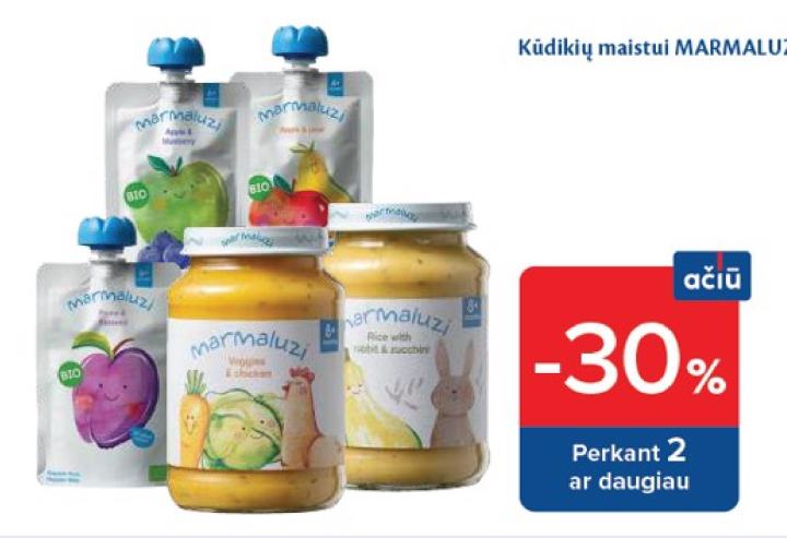 Kūdikių maistui MARMALUZI