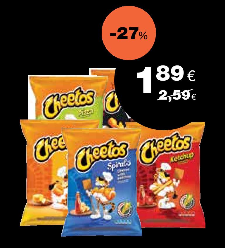 Kukurūzų traškučiai CHEETOS