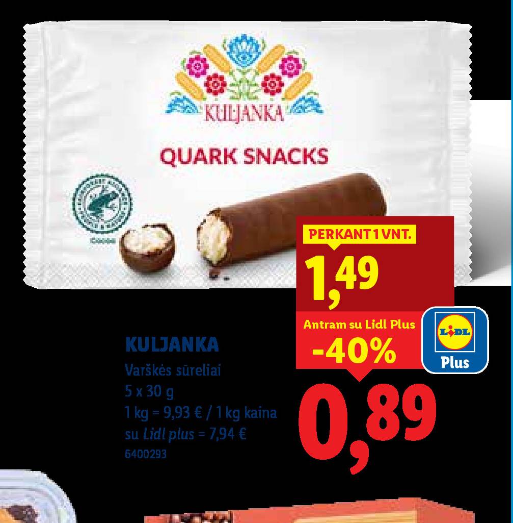 KULJANKA Varškės sūrelis