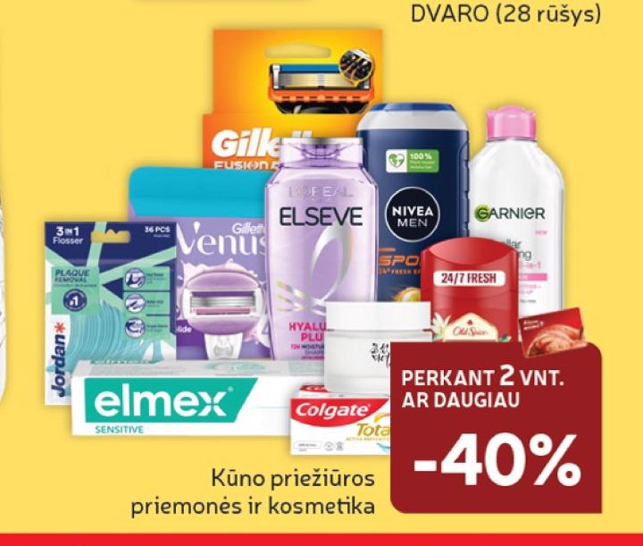 Kūno priežiūros priemonės ir kosmetika