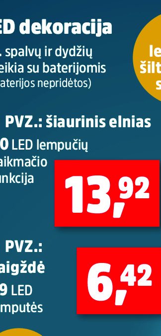 LED dekoracija PVZ.: žvaigždė