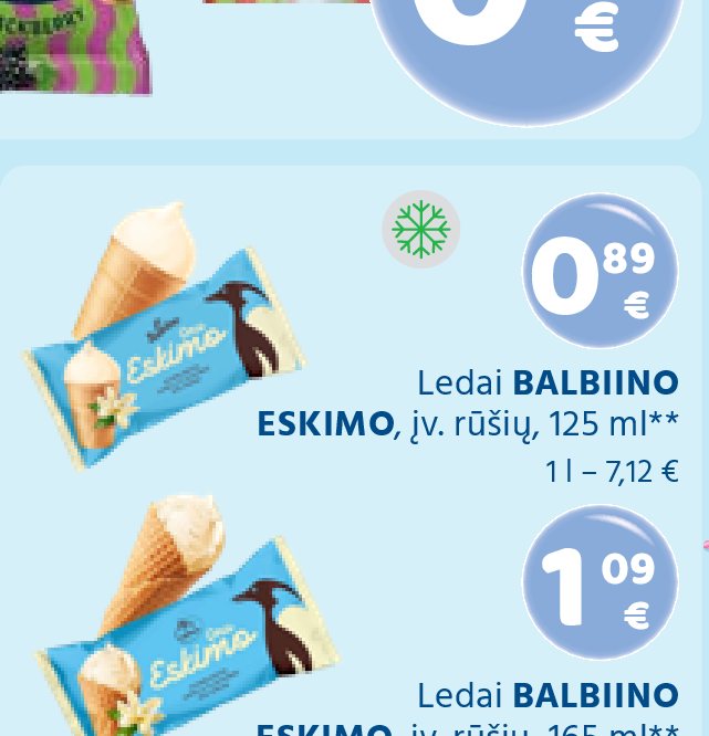 Ledai BALBIINO ESKIMO, 125 ml