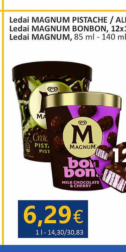 Ledai MAGNUM BONBON, 12 x 17 ml