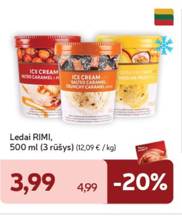 Ledai RIMI, 500 ml