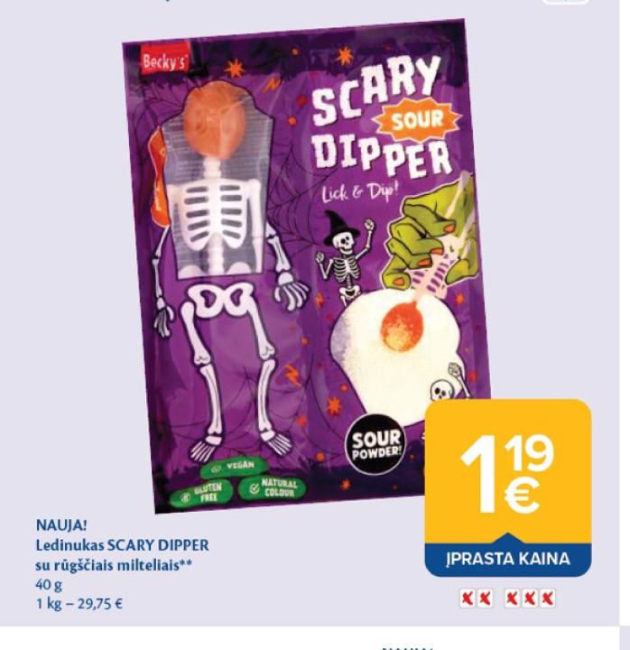 Ledinukas SCARY DIPPER, 40 g