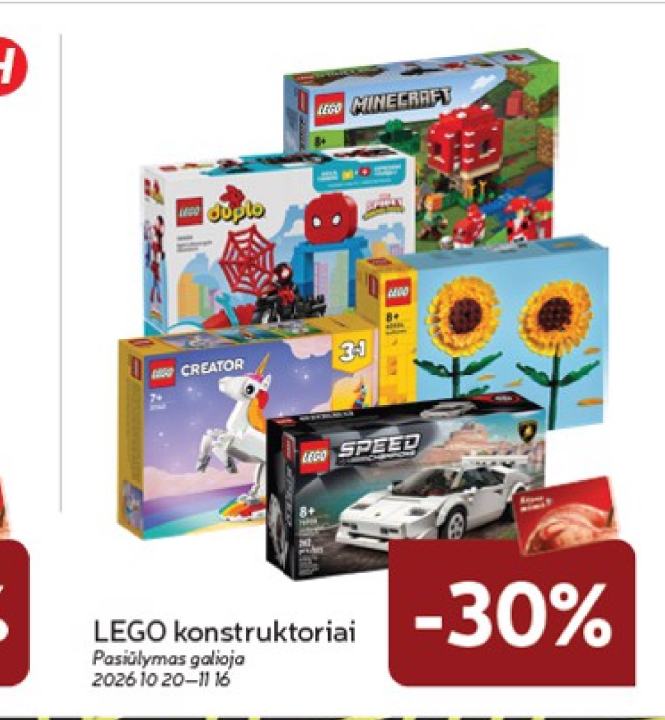 LEGO konstruktoriai